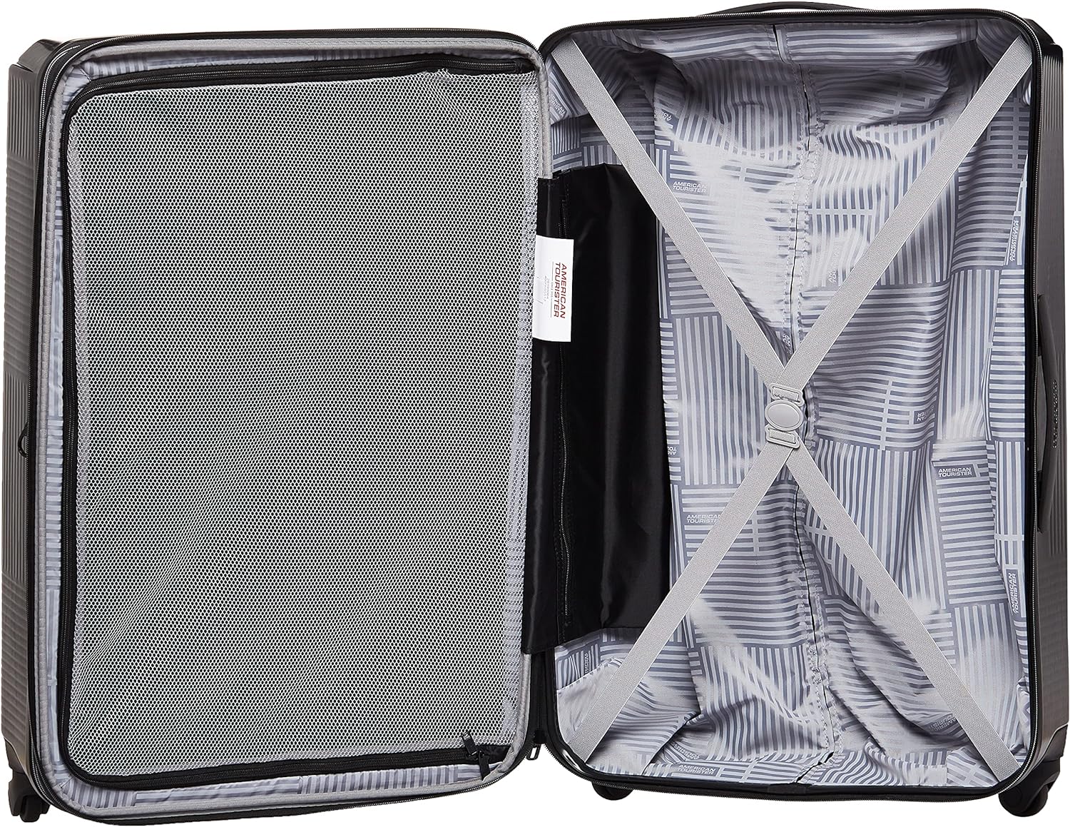 American Tourister Stratum XLT Expandable Hardside Luggage with Spinner Wheels, Blue Spruce, Carry-On 21-Inch - Image 5